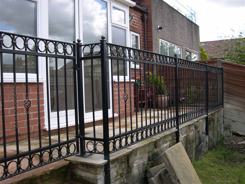 Ground level balcony