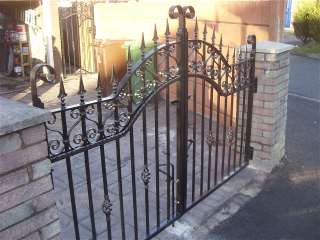 Wrought iron gate
