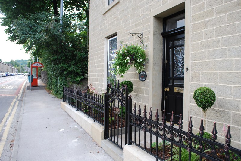 Wrought iron railings