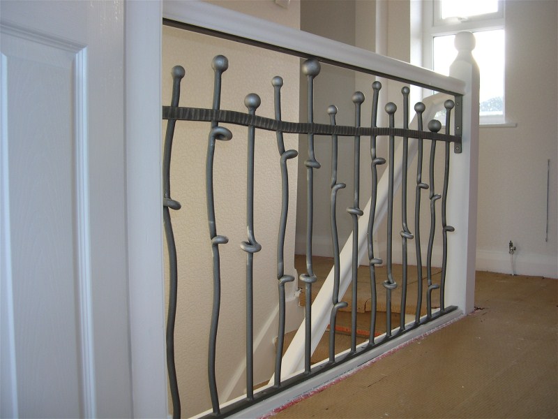 Wrought iron staircase