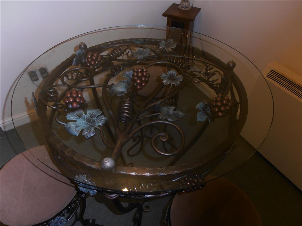 Wrought iron table